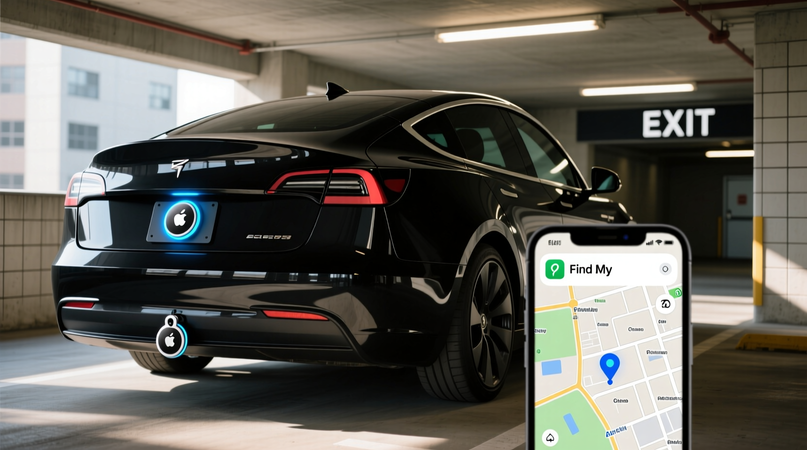 can you use apple airtag to track your car
