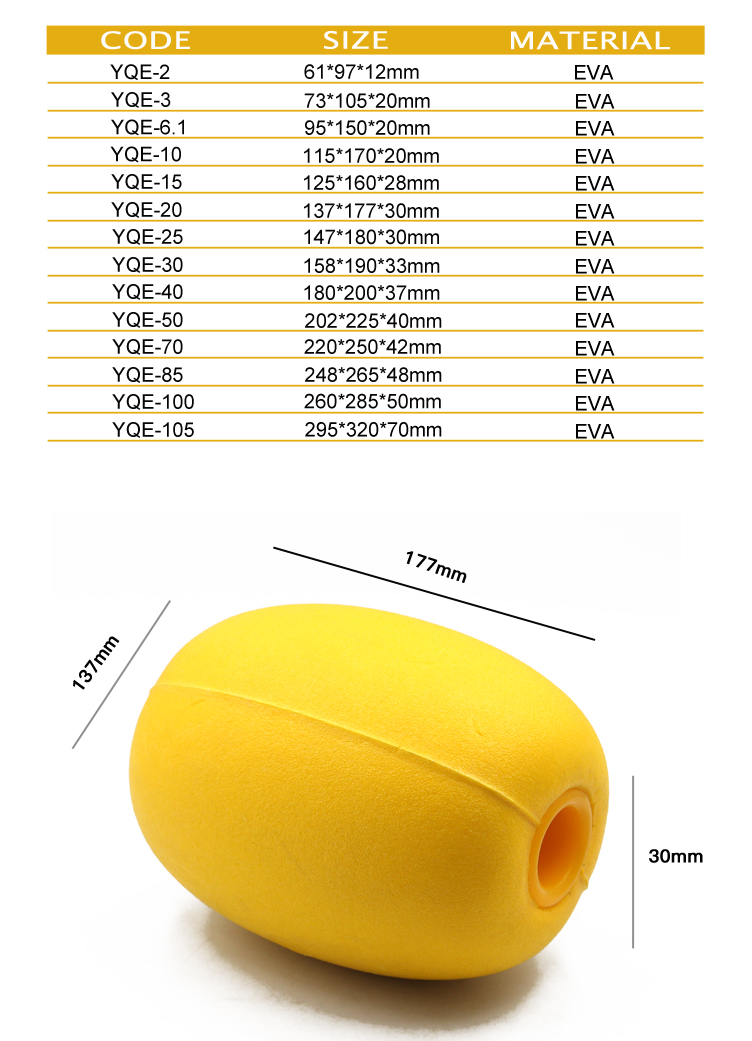 Flotteurs De Pêche EVA 20g - Rouge - Pour Eau Douce Et Eau Salée - Neufs