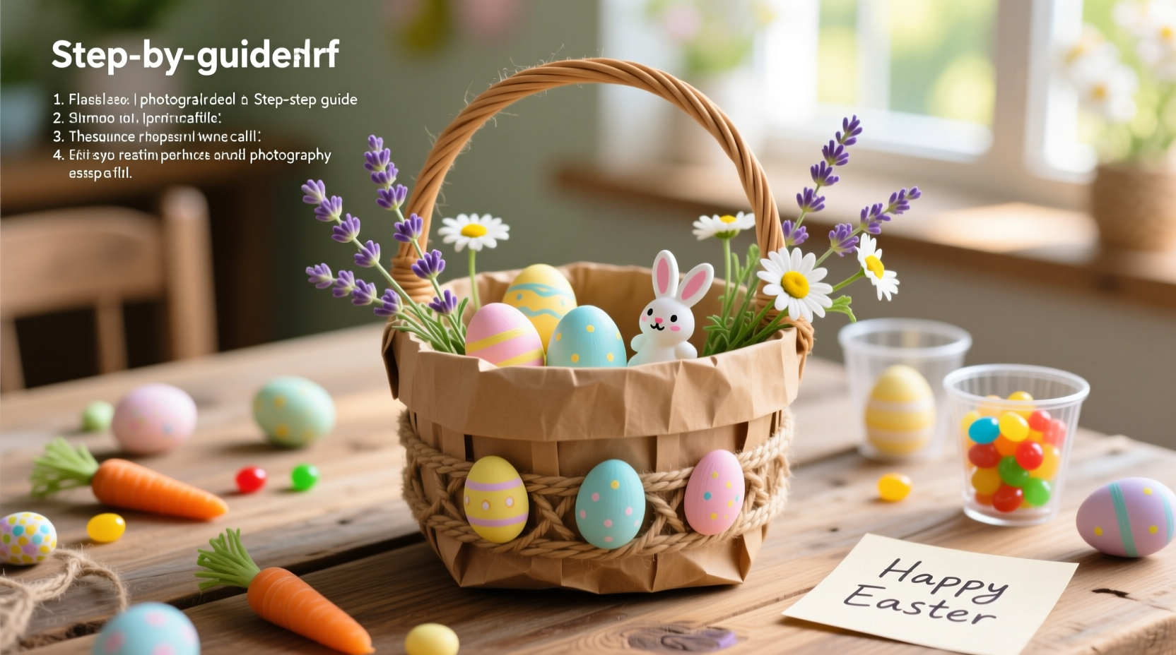 how to make an easter bunny basket