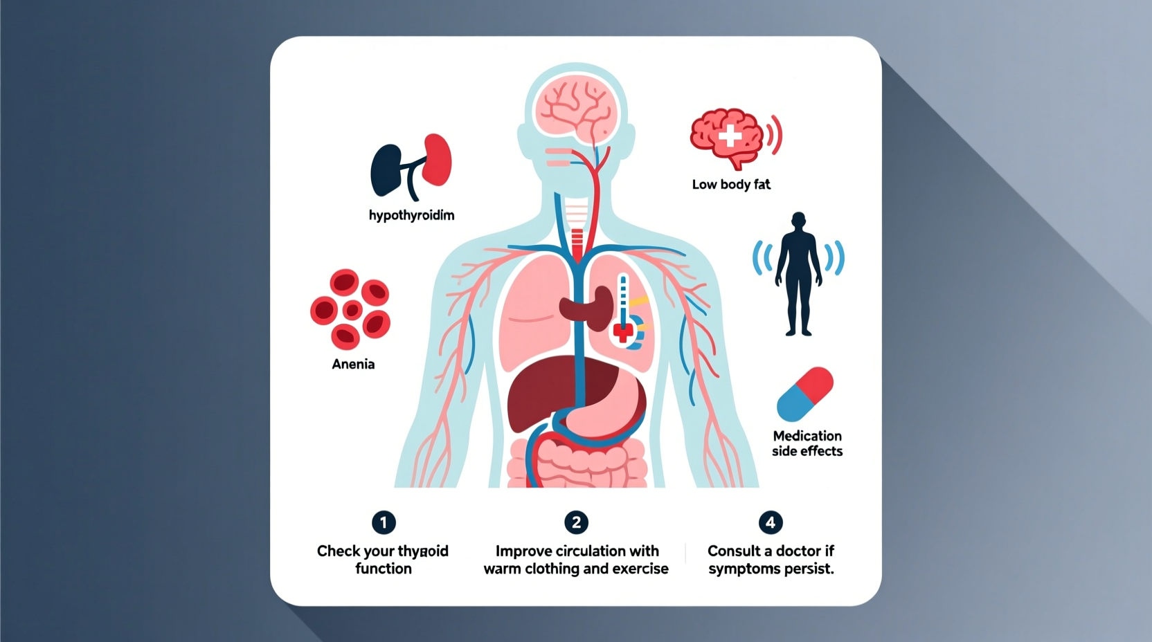 why do i always feel cold common causes what to do