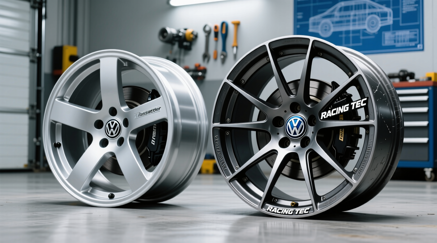 aftermarket vs oem passat b7 wheel