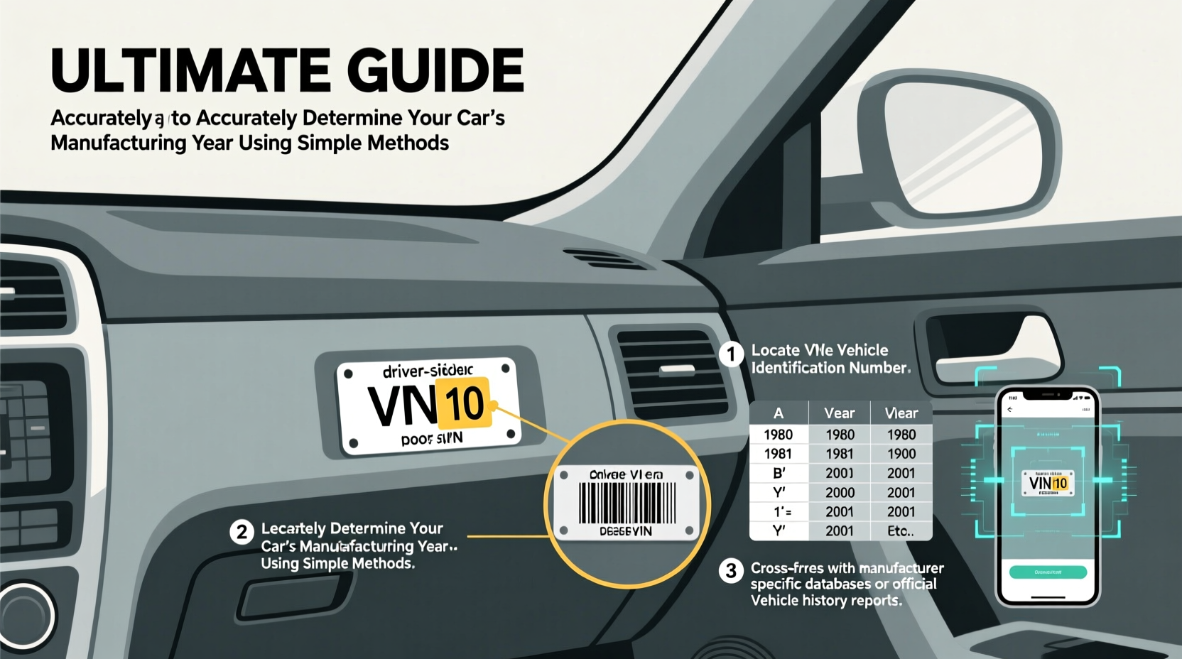ultimate guide to accurately determine your cars manufacturing year using simple methods