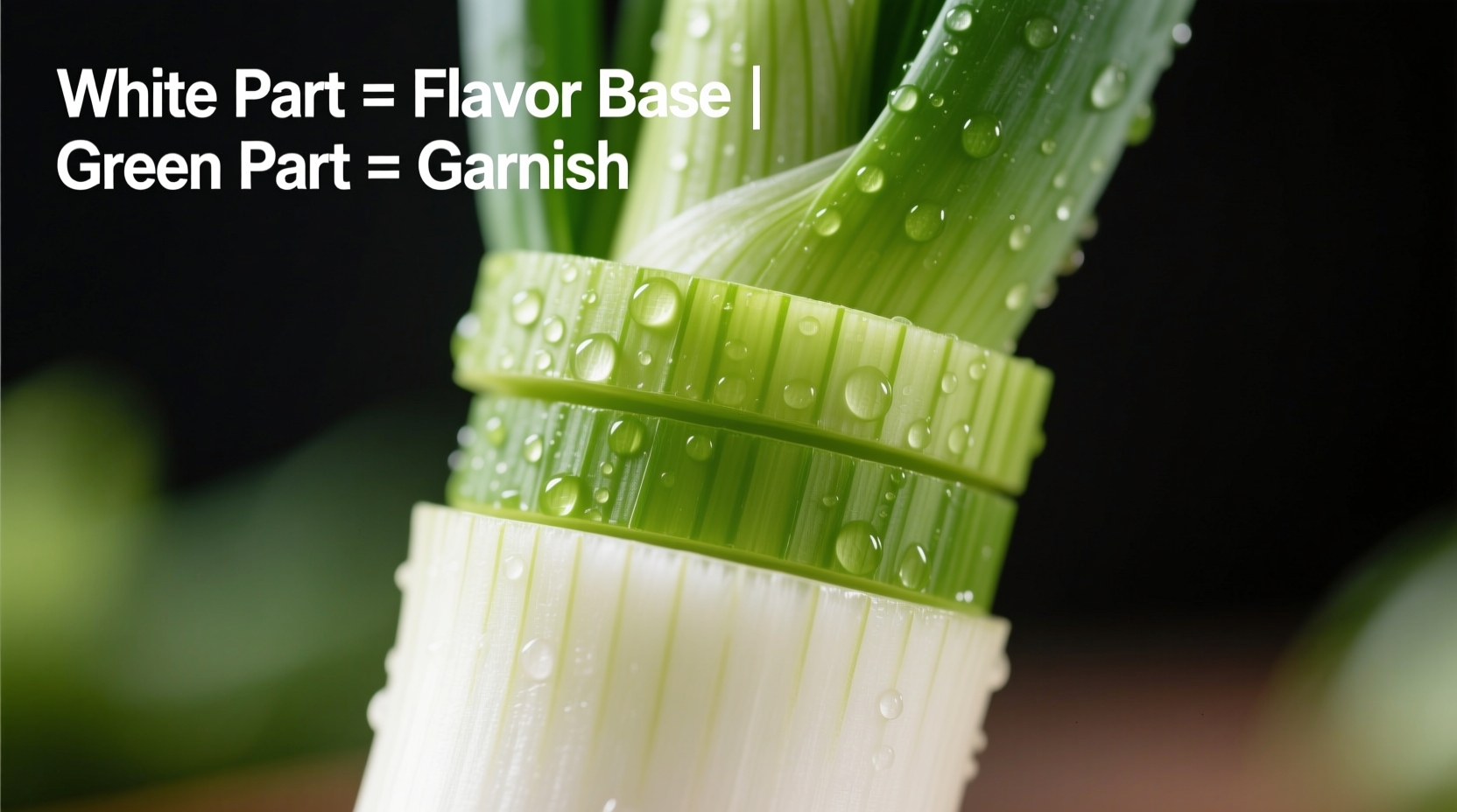 what part of green onion to use
