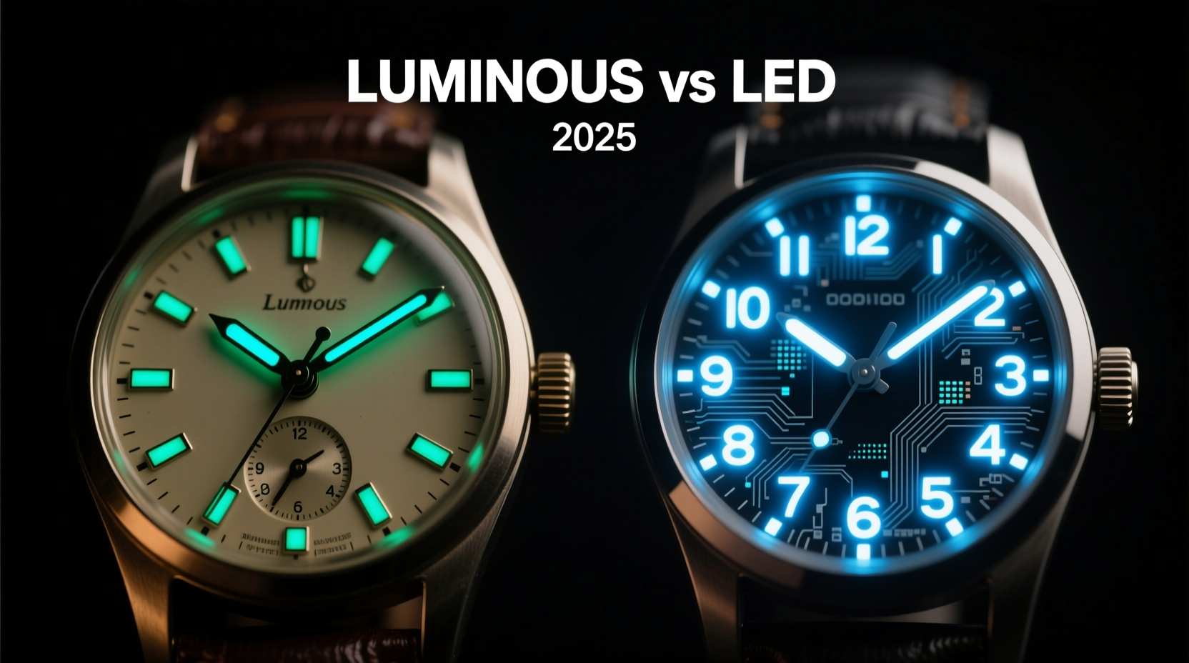 luminous vs led watch dial is that vintage glow worth it or is led brighter in 2025