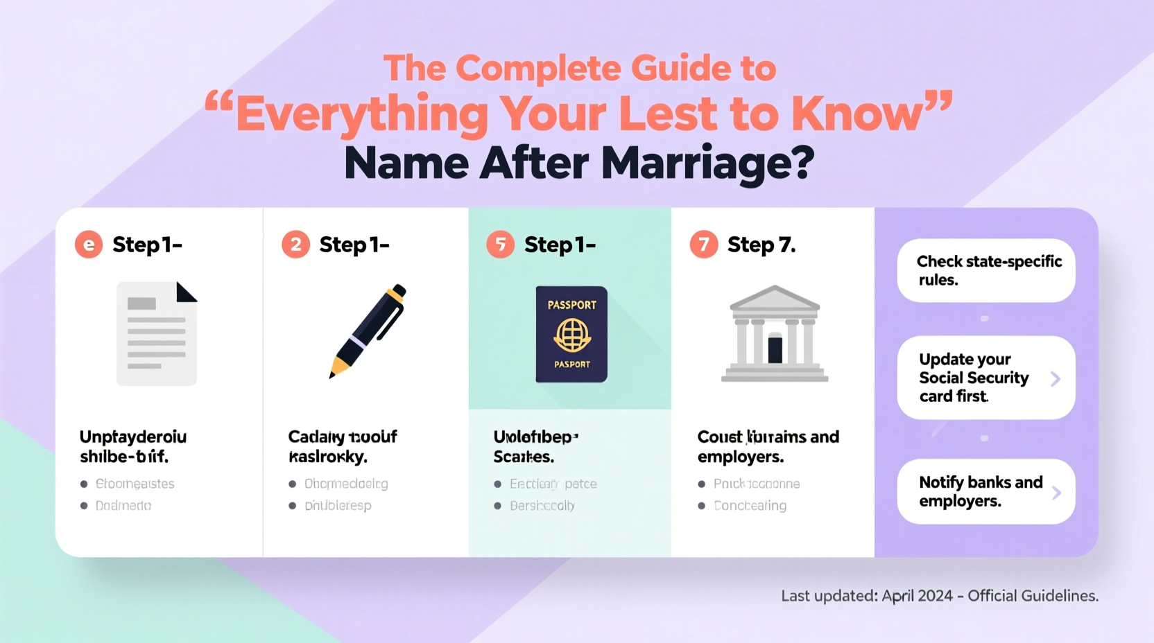 the complete guide to changing your last name after marriage steps tips and everything you need to know