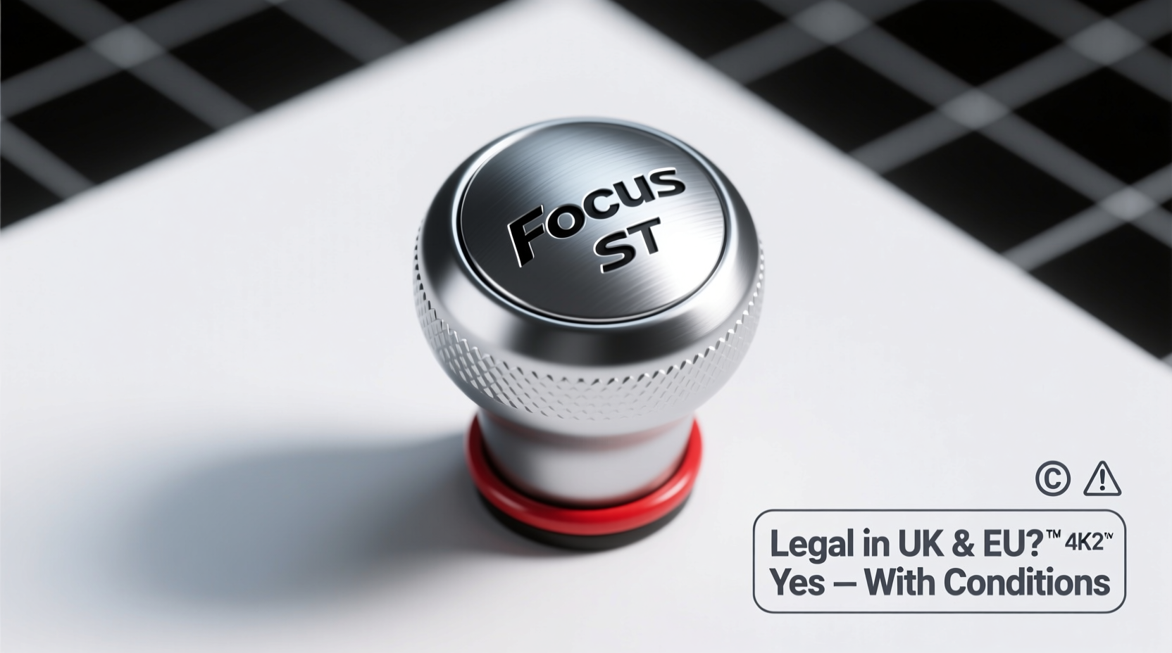 focus st mk2 gear knob legality uk eu