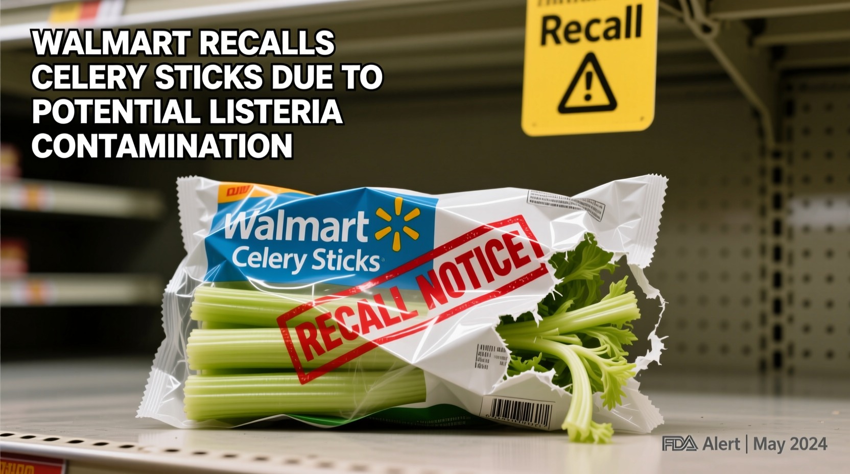Walmart Recalls Celery Sticks Over Listeria Contamination Risk