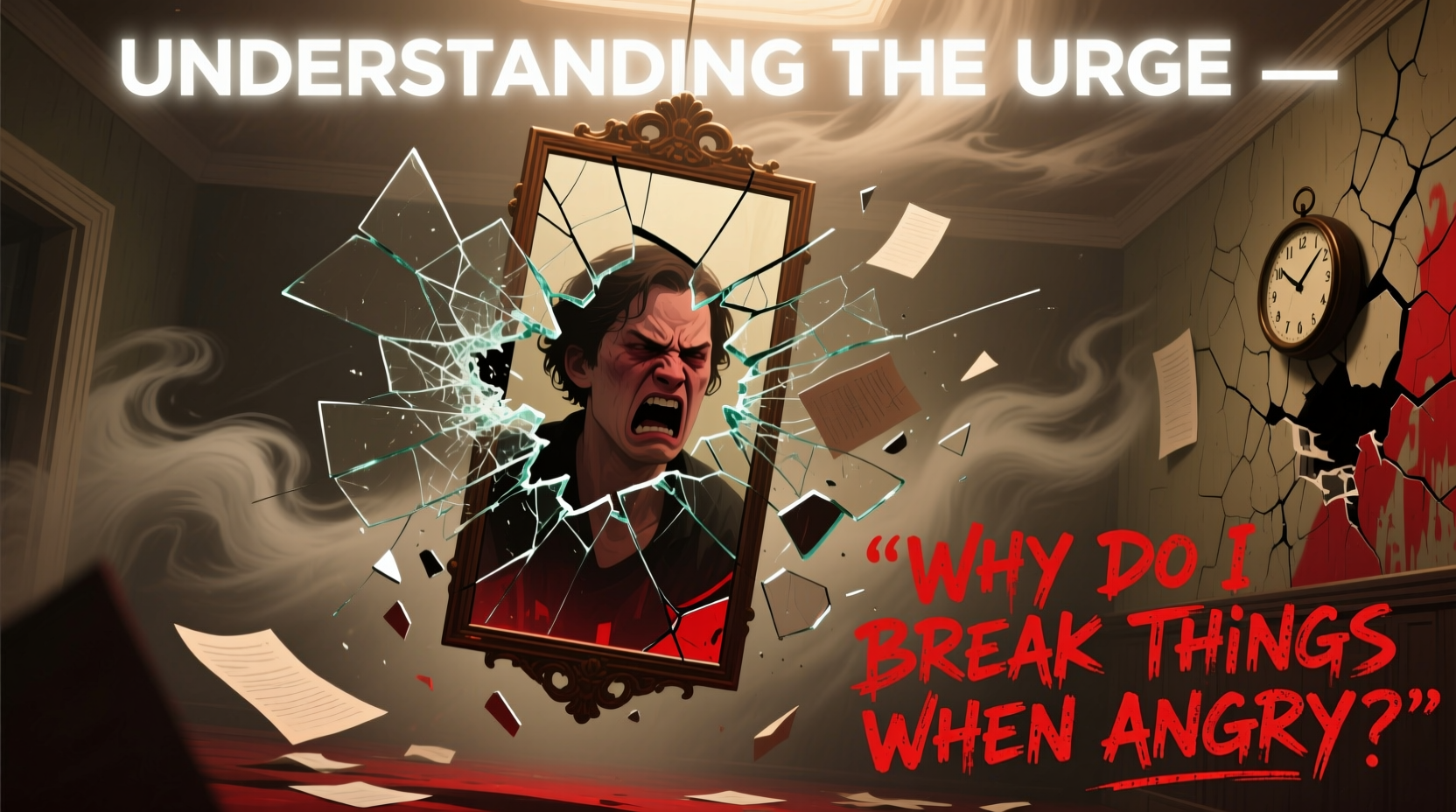 why do i break things when angry understanding the urge