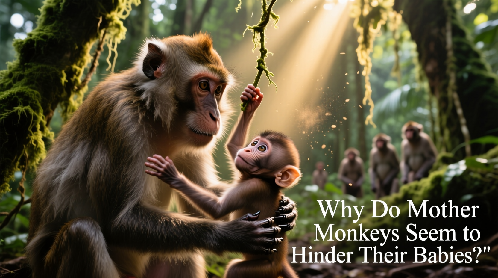 why do mother monkeys hurt their babies exploring primate behavior