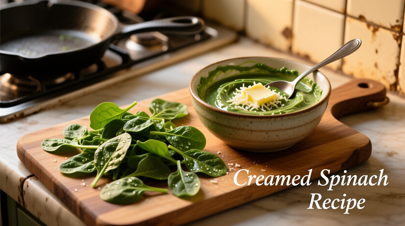 How to Make Perfect Creamed Spinach in 25 Minutes