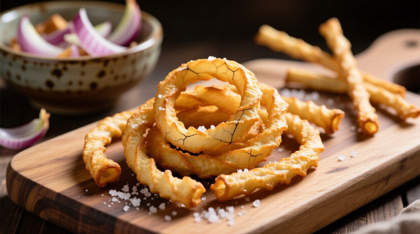 crispy onion straws