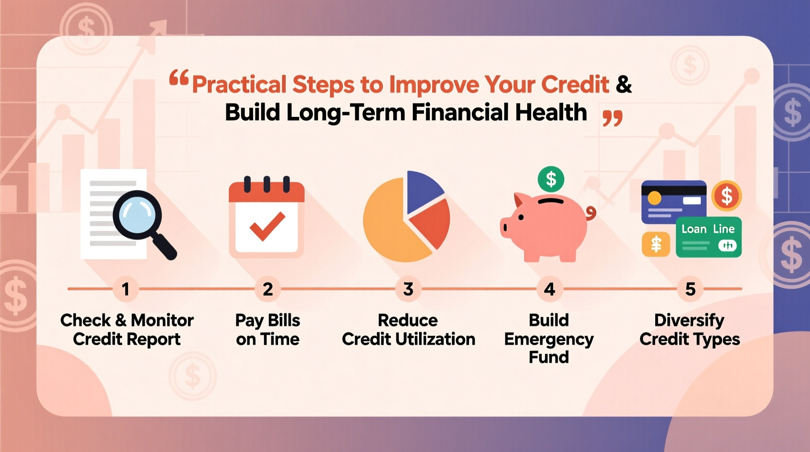 practical steps to make your credit better and build long term financial health