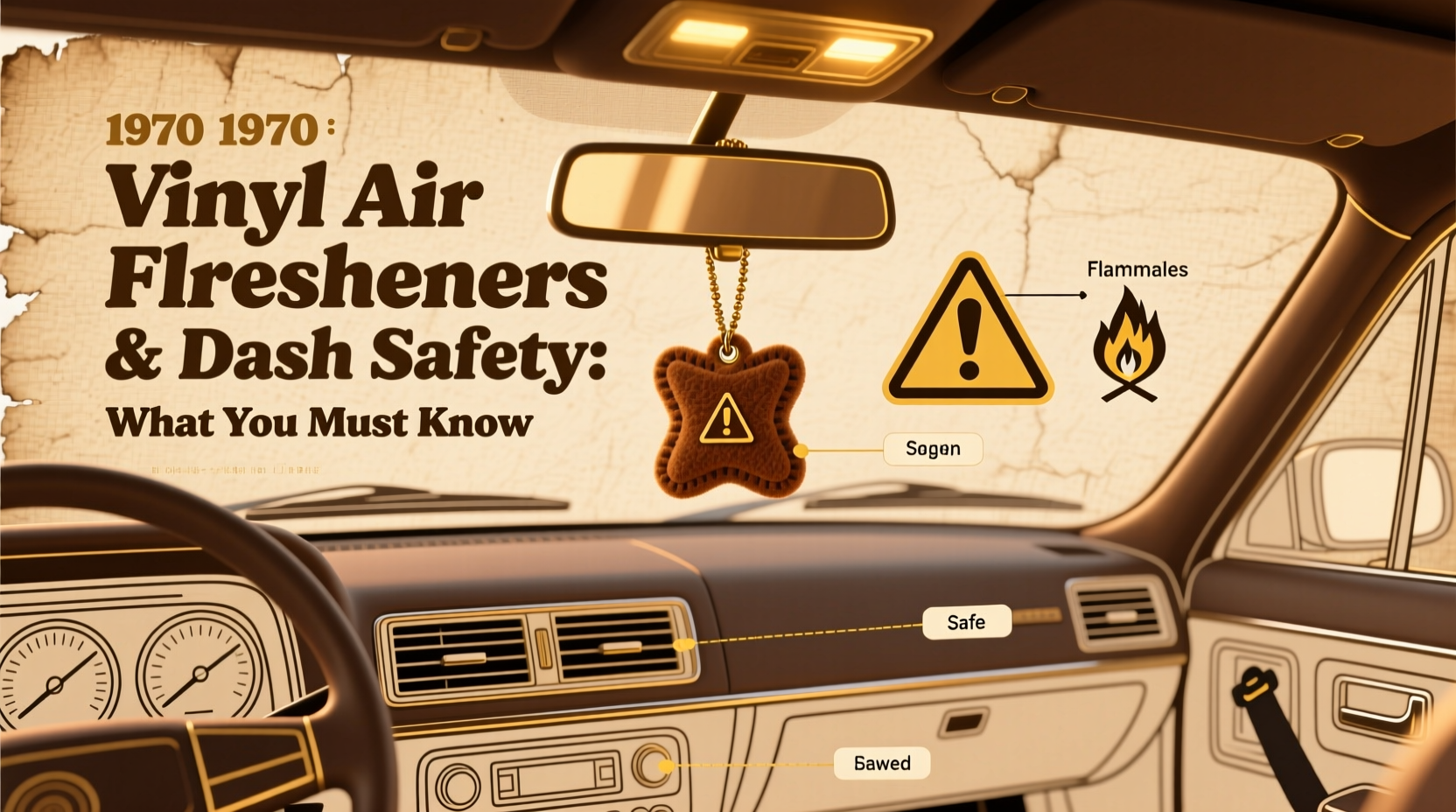 vinyl air freshener dash safety