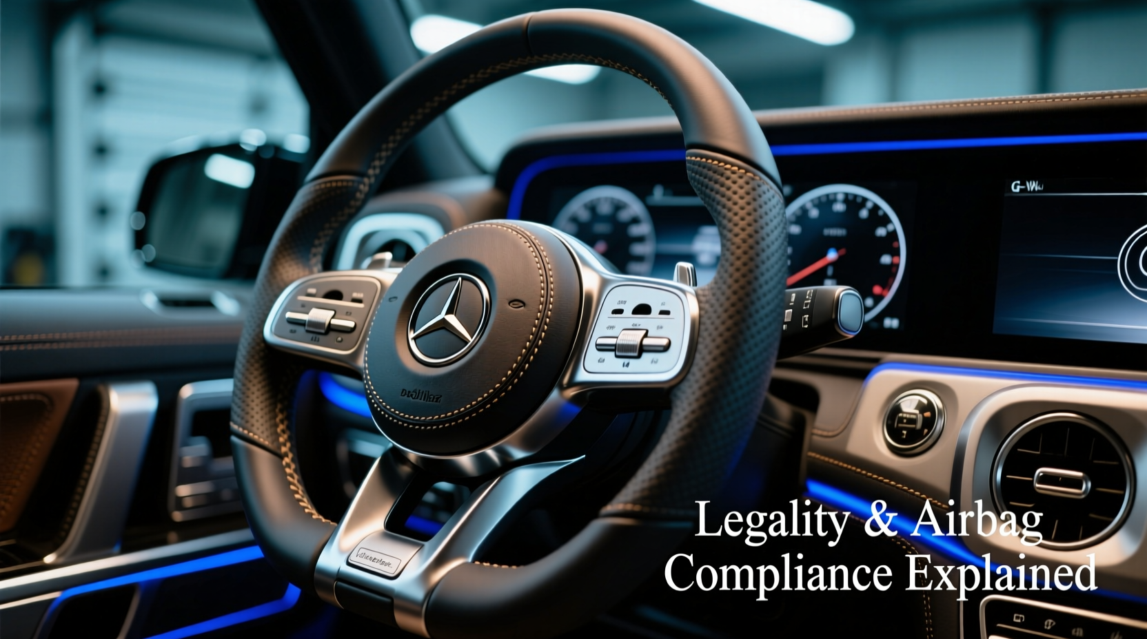 g wagon steering wheel legality airbag