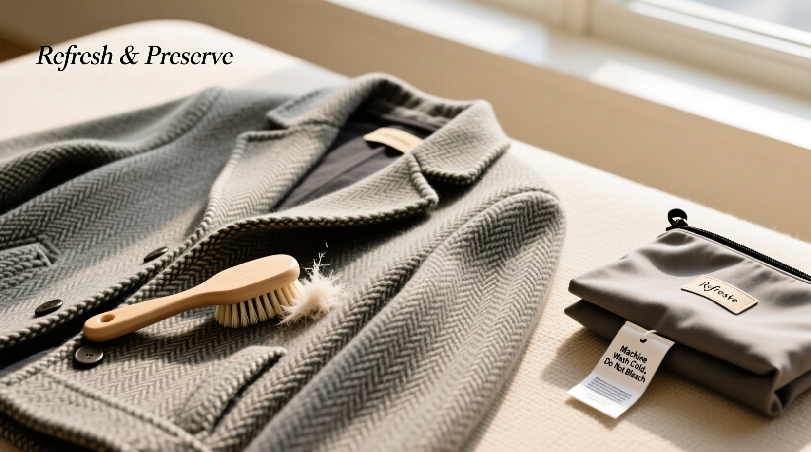 essential tips for maintaining and refreshing your faux woolen tweed jacket