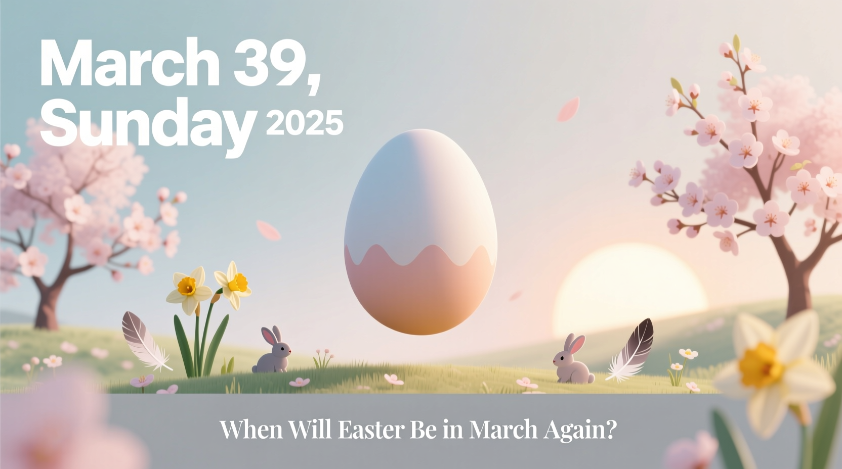 when will easter be in march again