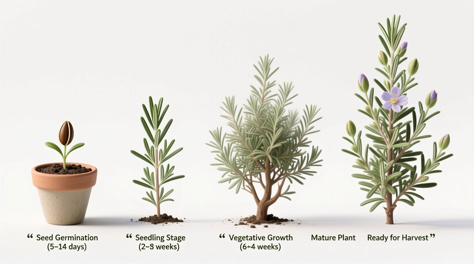 How Long to Grow Rosemary: Seed to Harvest Times