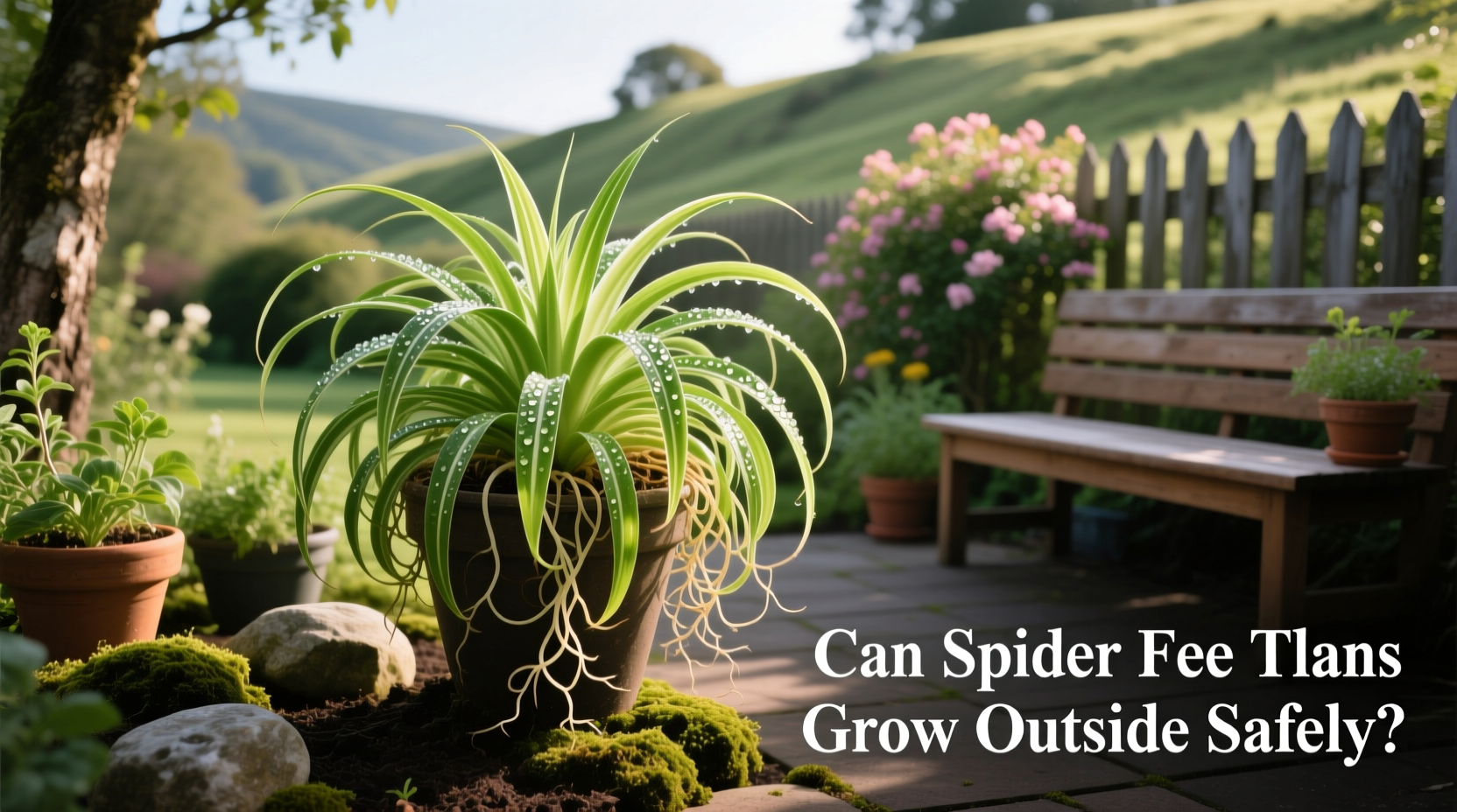 can spider plants grow outside
