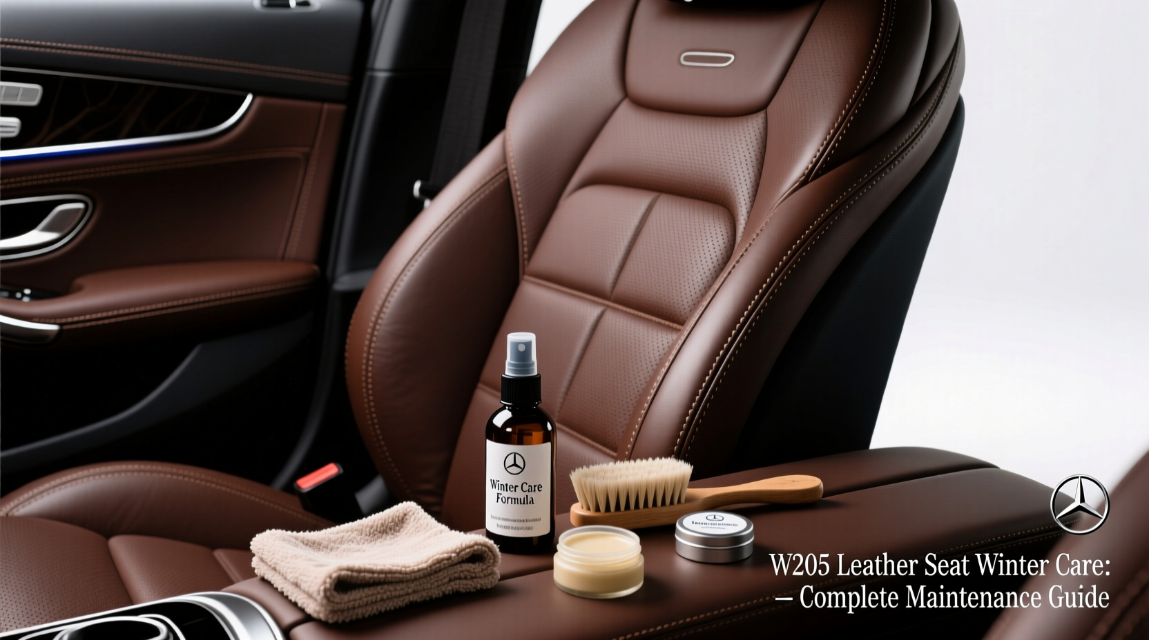 w205 leather seat winter care
