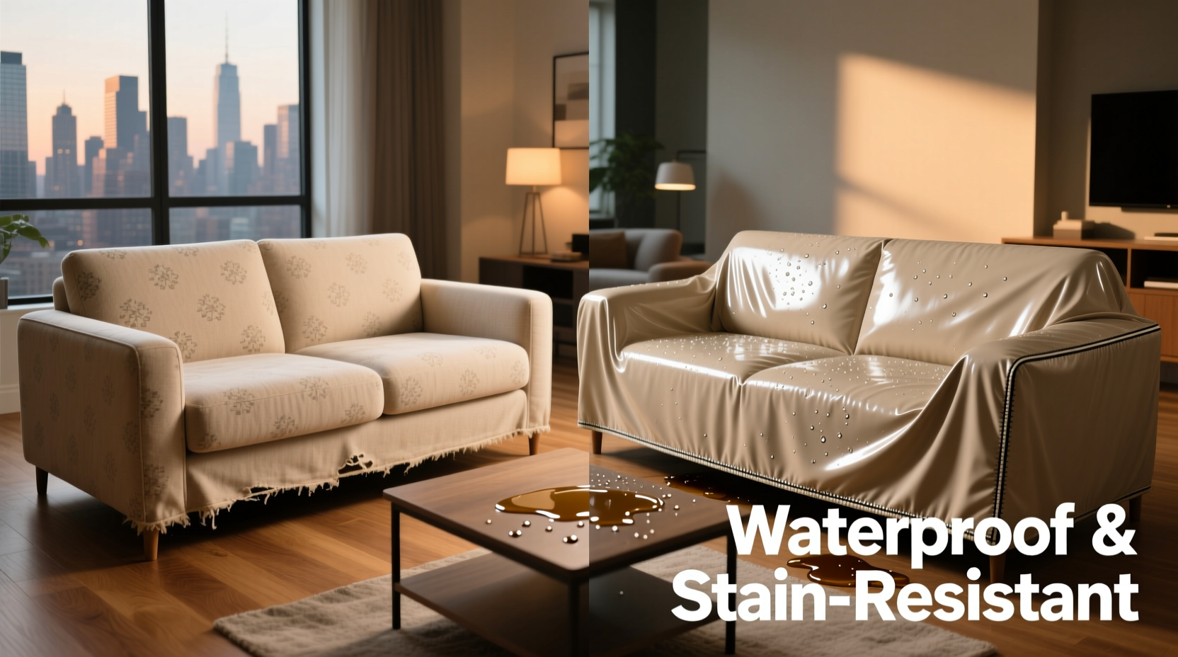 regular sofa cover vs waterproof will it actually save my couch