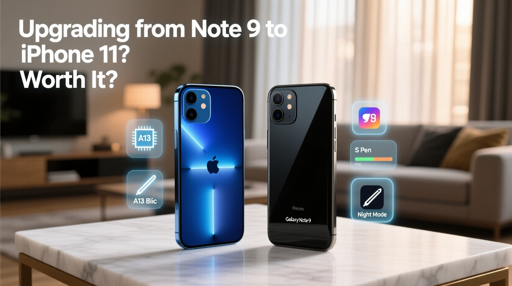 iphone 11 vs galaxy note 9 is upgrading from note 9 to iphone 11 worth it