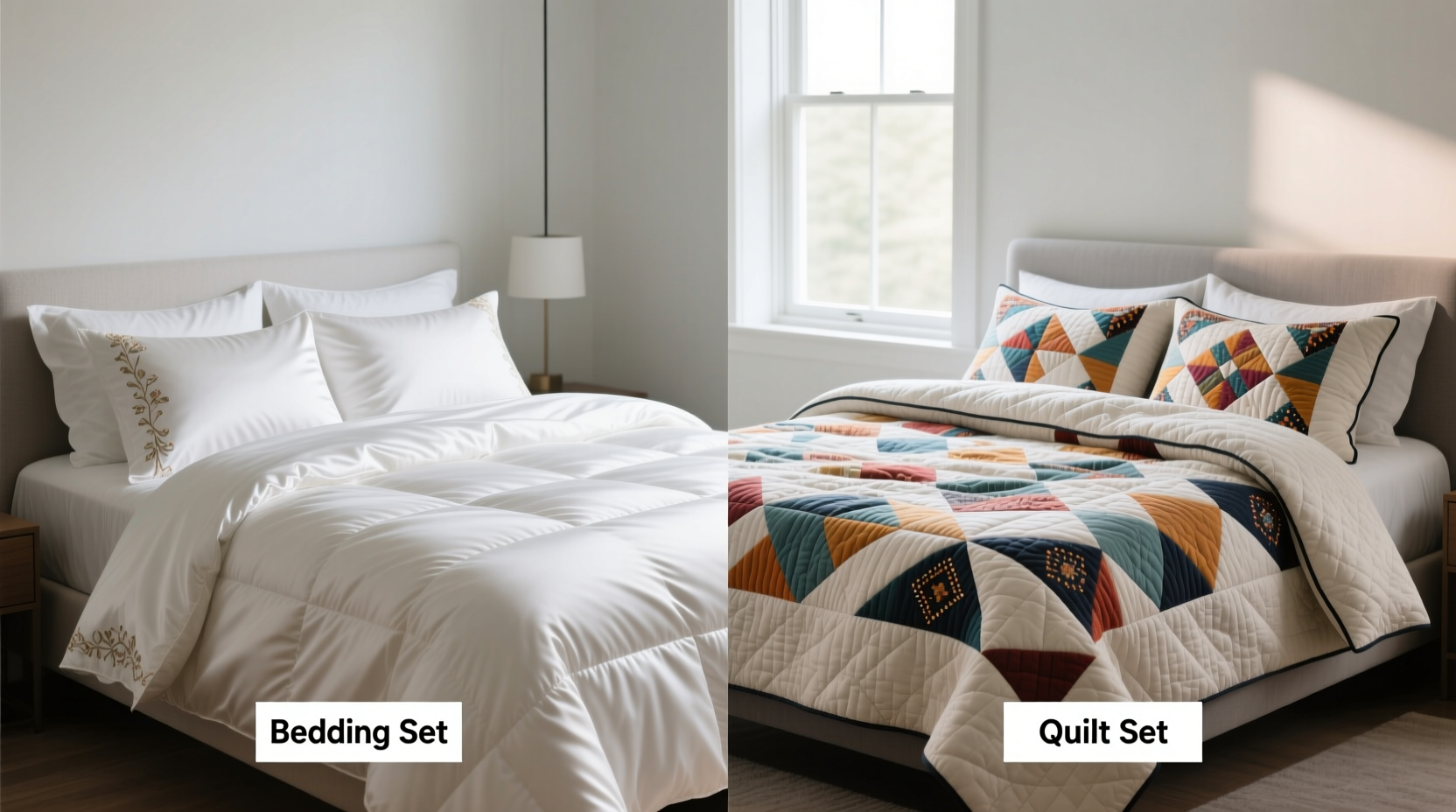 bedding set vs quilt set are you basically paying more for the same thing 2
