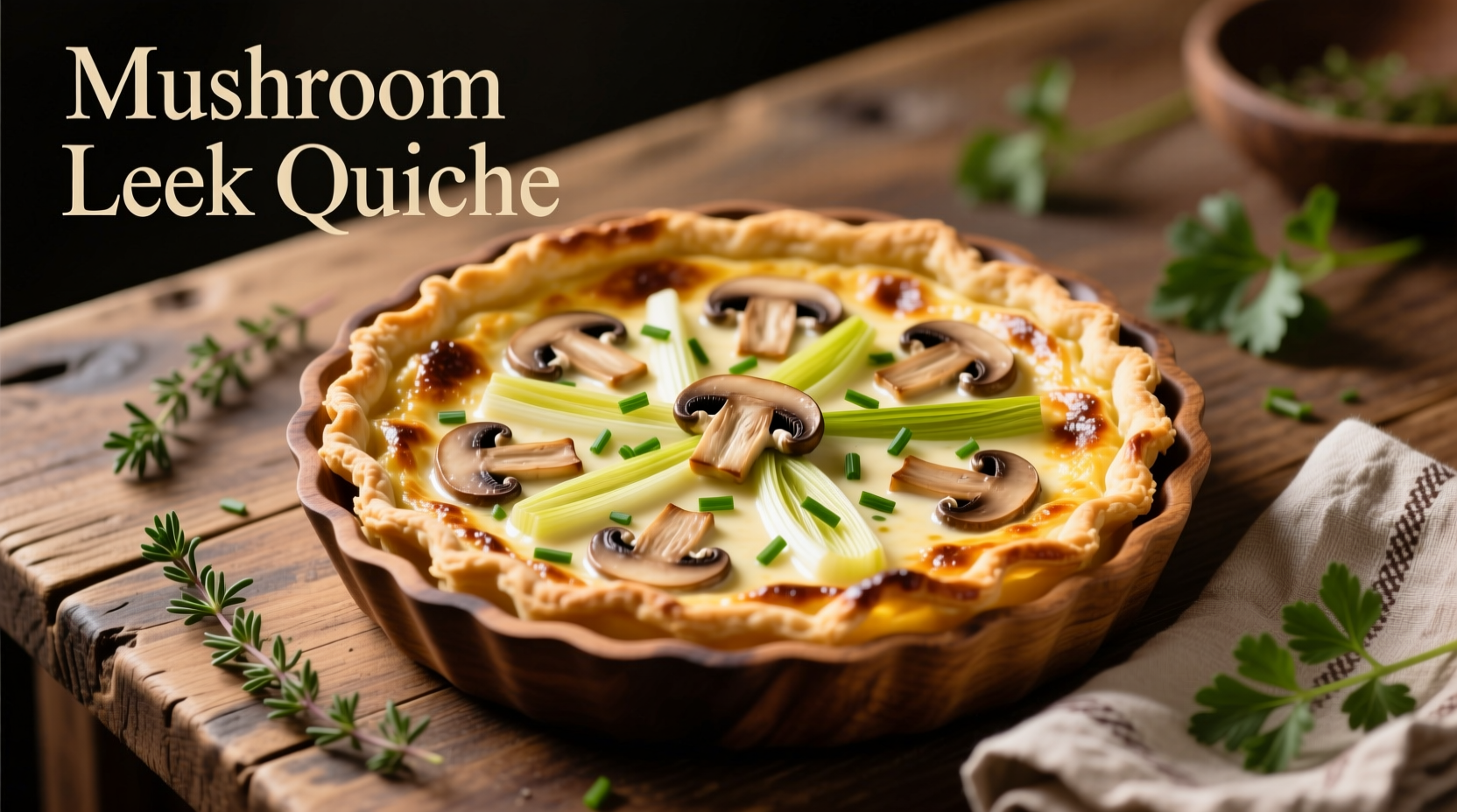 Perfect Mushroom Leek Quiche Recipe: Chef's Guide