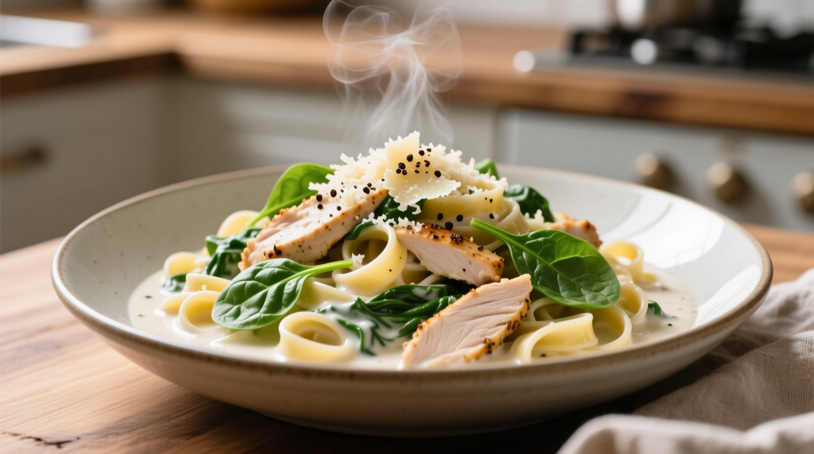 Perfect Creamy Chicken Spinach Pasta Recipe in 30 Minutes