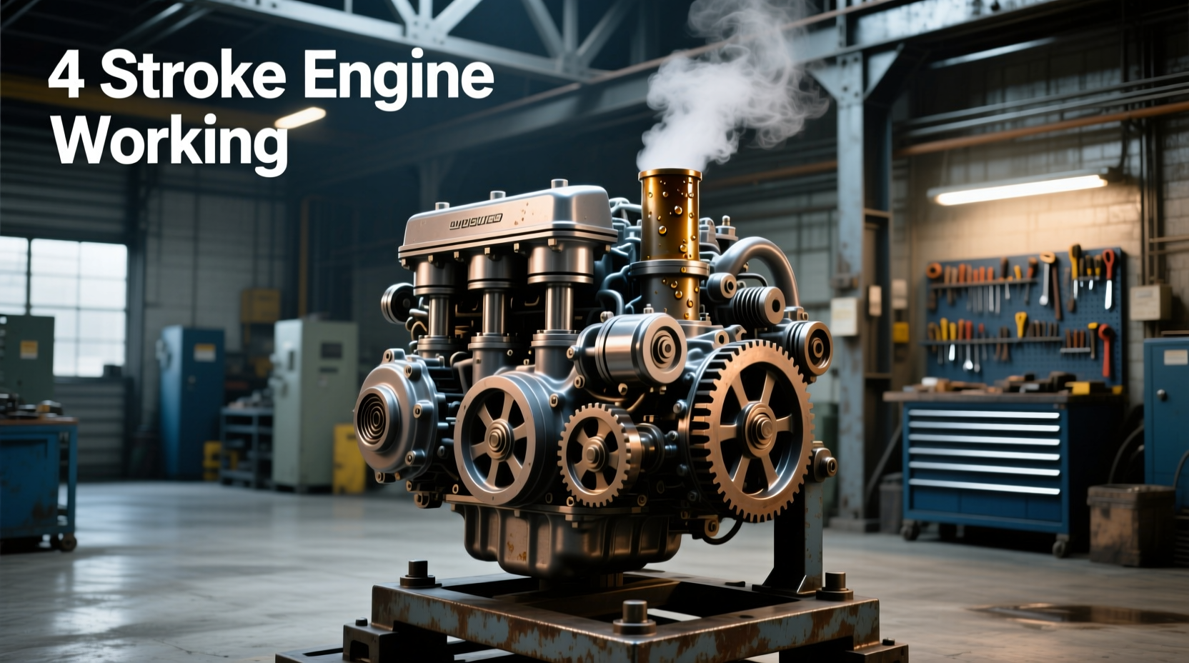 How Does a 4-Stroke Engine Work? Explained Step by Step