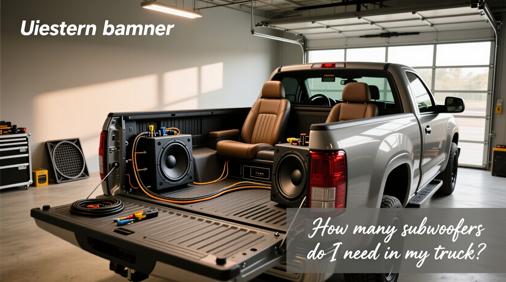 How to Choose Subwoofers for a Single Cab Truck – A Practical Guide