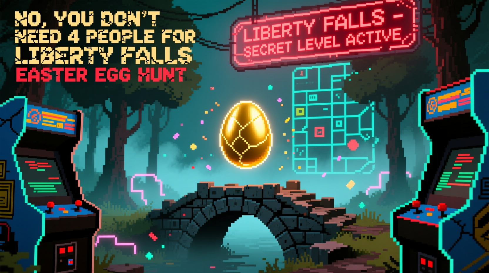 do you need 4 people for liberty falls easter egg