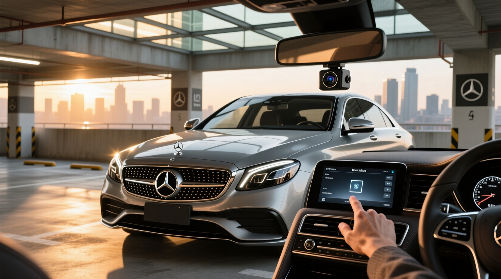 How to Choose Mercedes Front Camera, Activate Dashcam on Mercedes? Guide