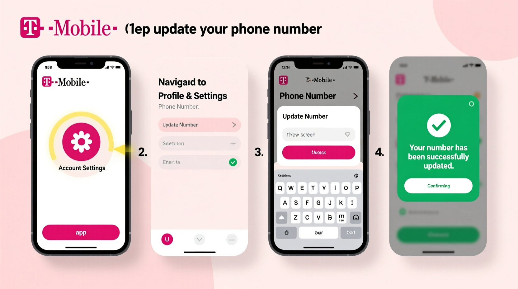 how to easily update your phone number on t mobile a step by step guide