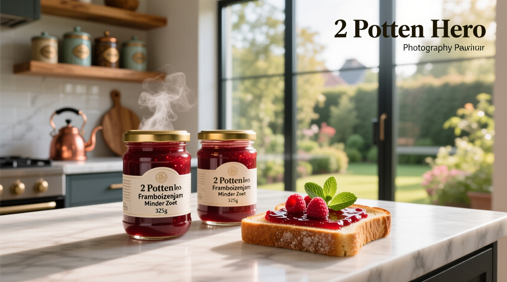 2 potten hero frambozenjam minder zoet review