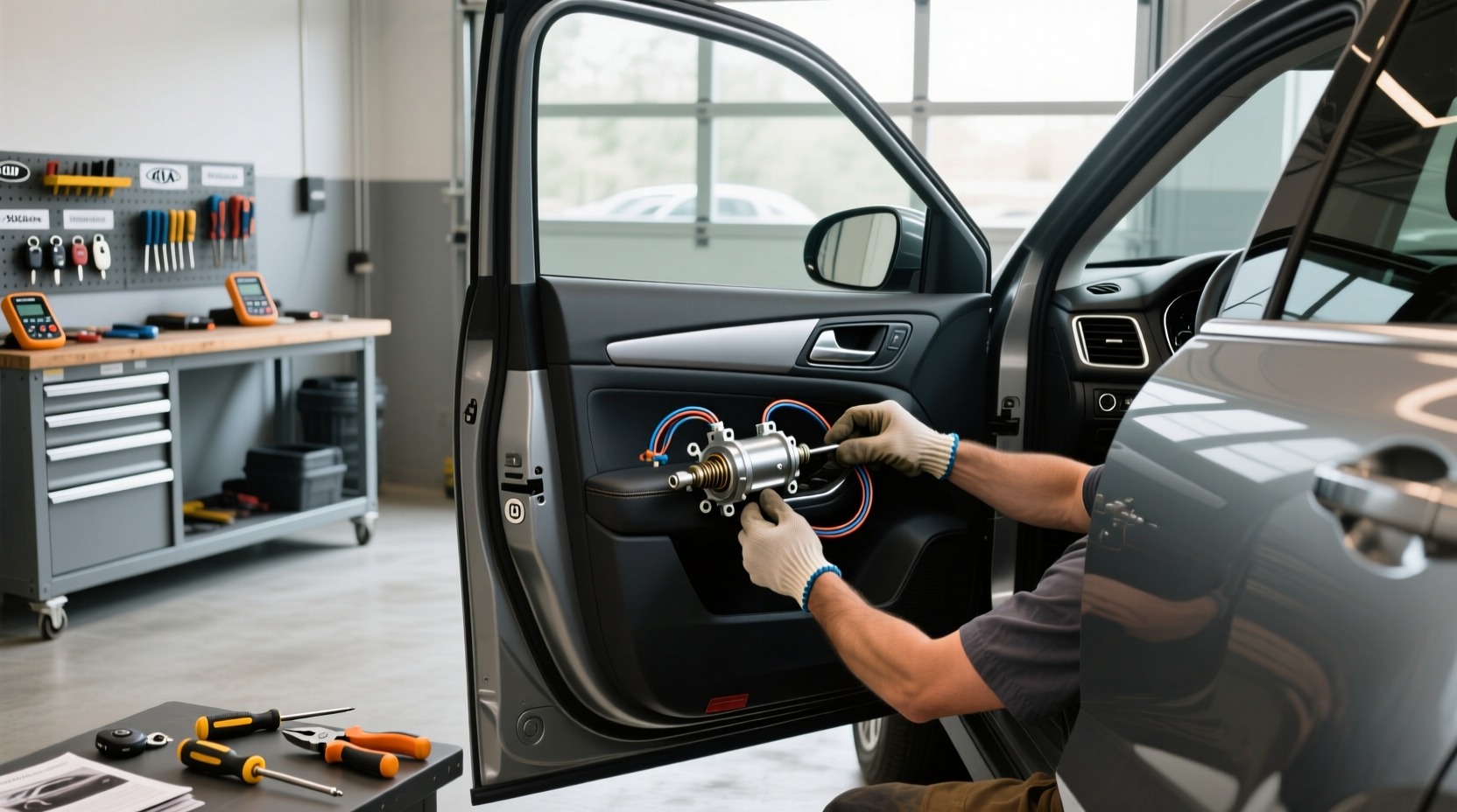 2017 kia sportage door lock actuator replacement guide