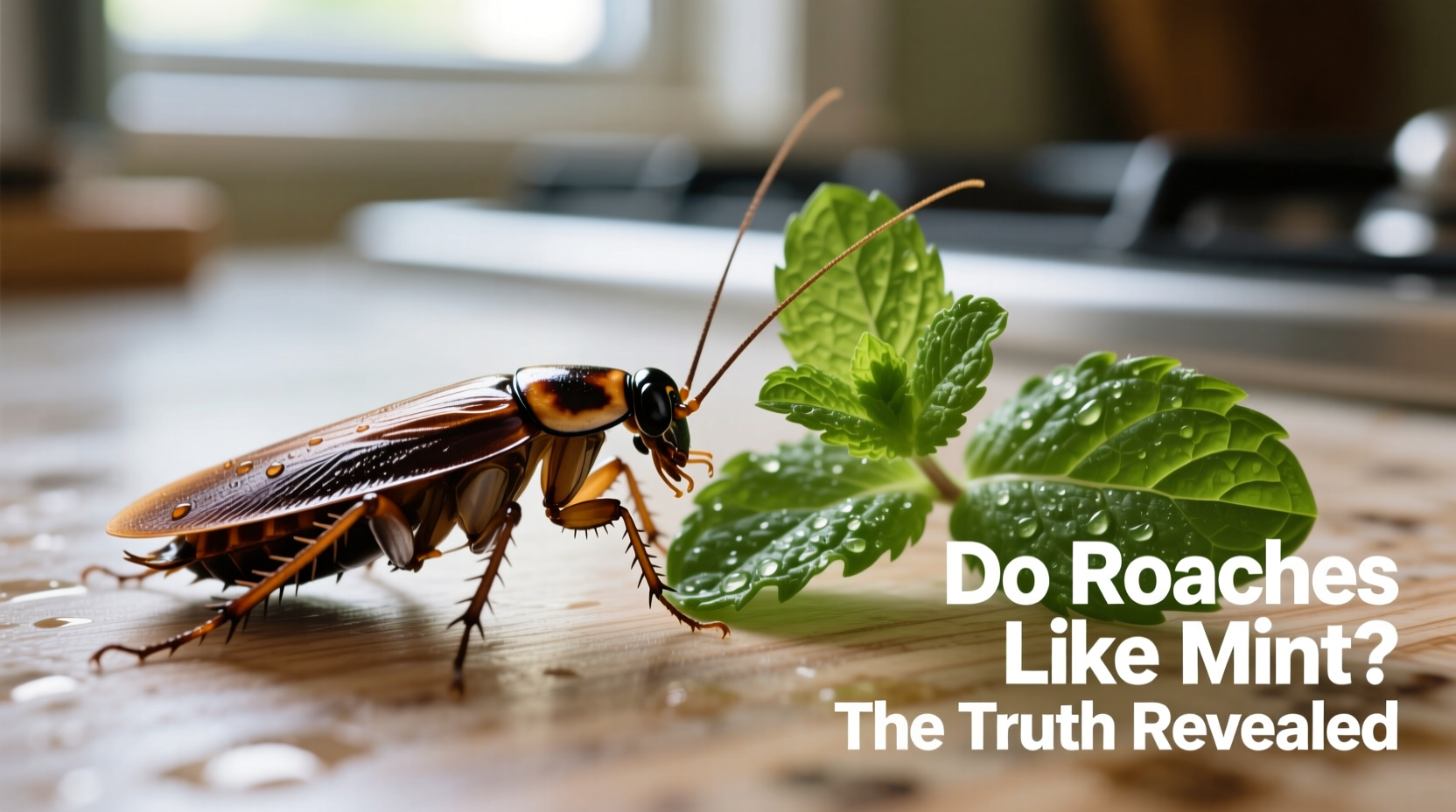 do roaches like mint