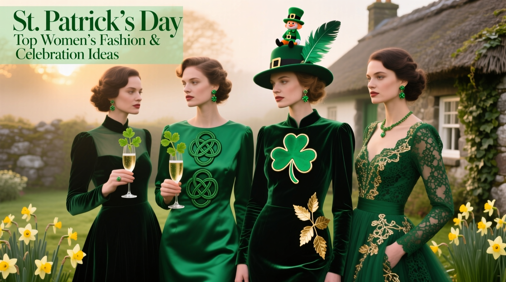 st patricks day top womens