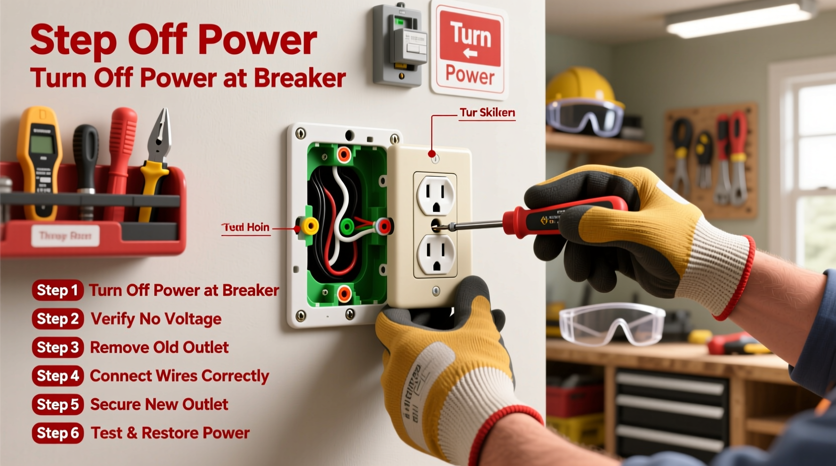 step by step guide to safely changing electrical outlets like a pro