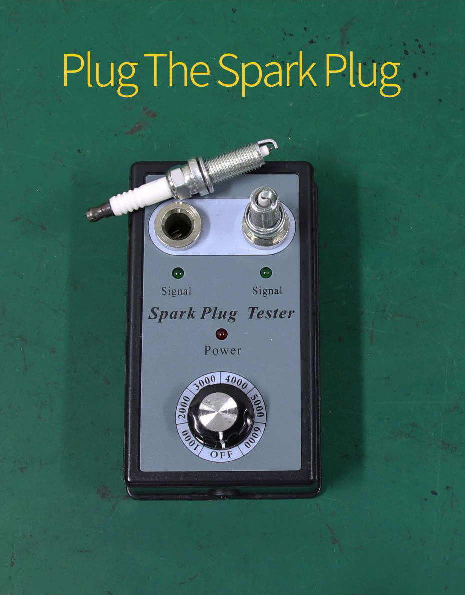 New Dual Hole Car Spark Plug Tester Ignition Plug Analyzer Diagnostic Tool