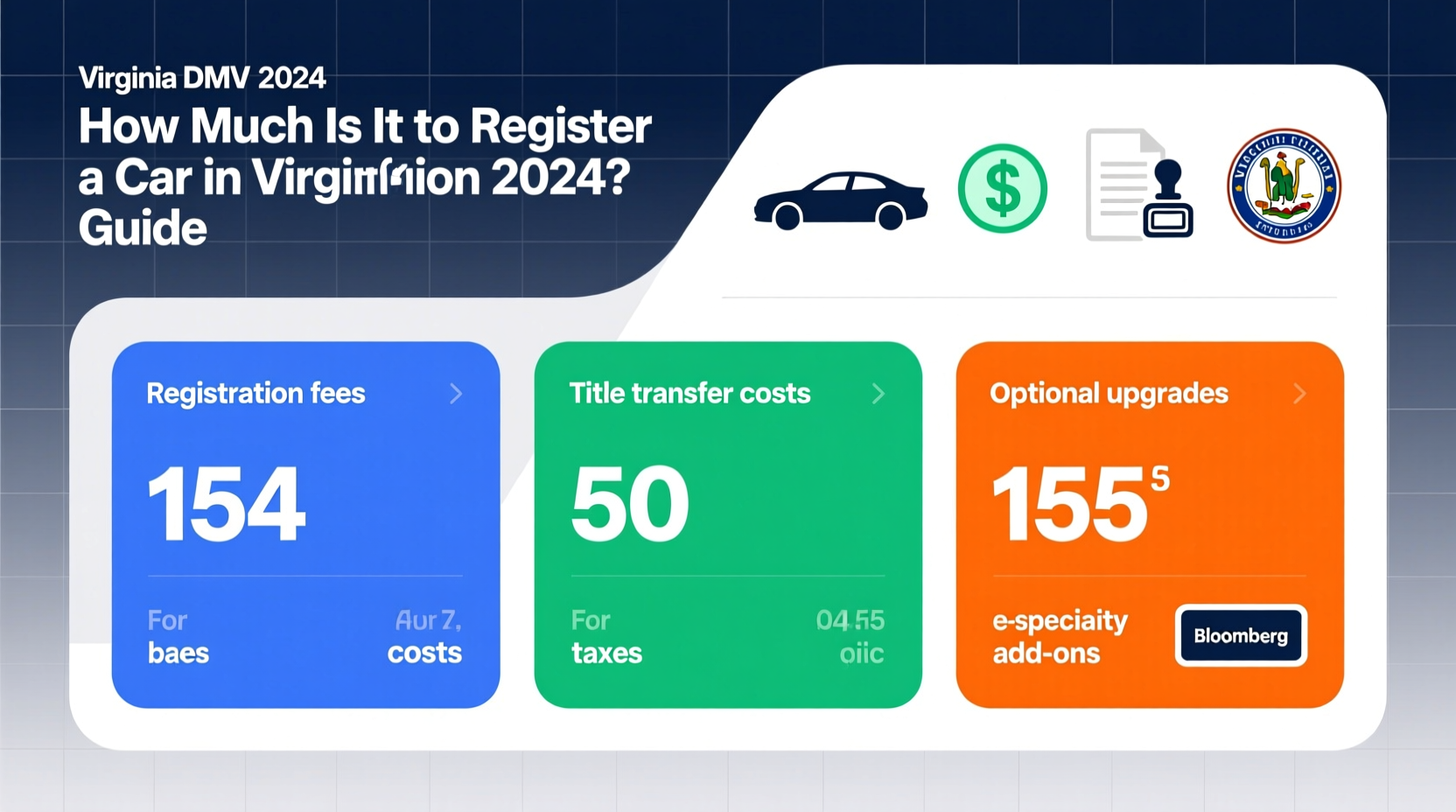how much is it to register a car in virginia