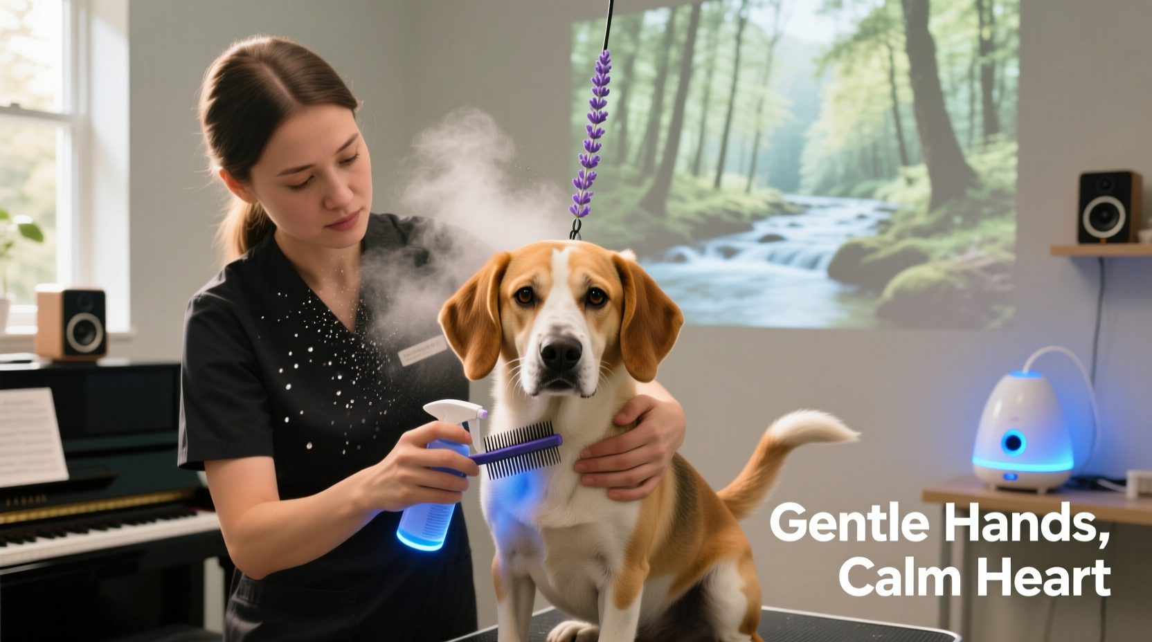 effective techniques to calm a nervous dog before grooming for a stress free experience