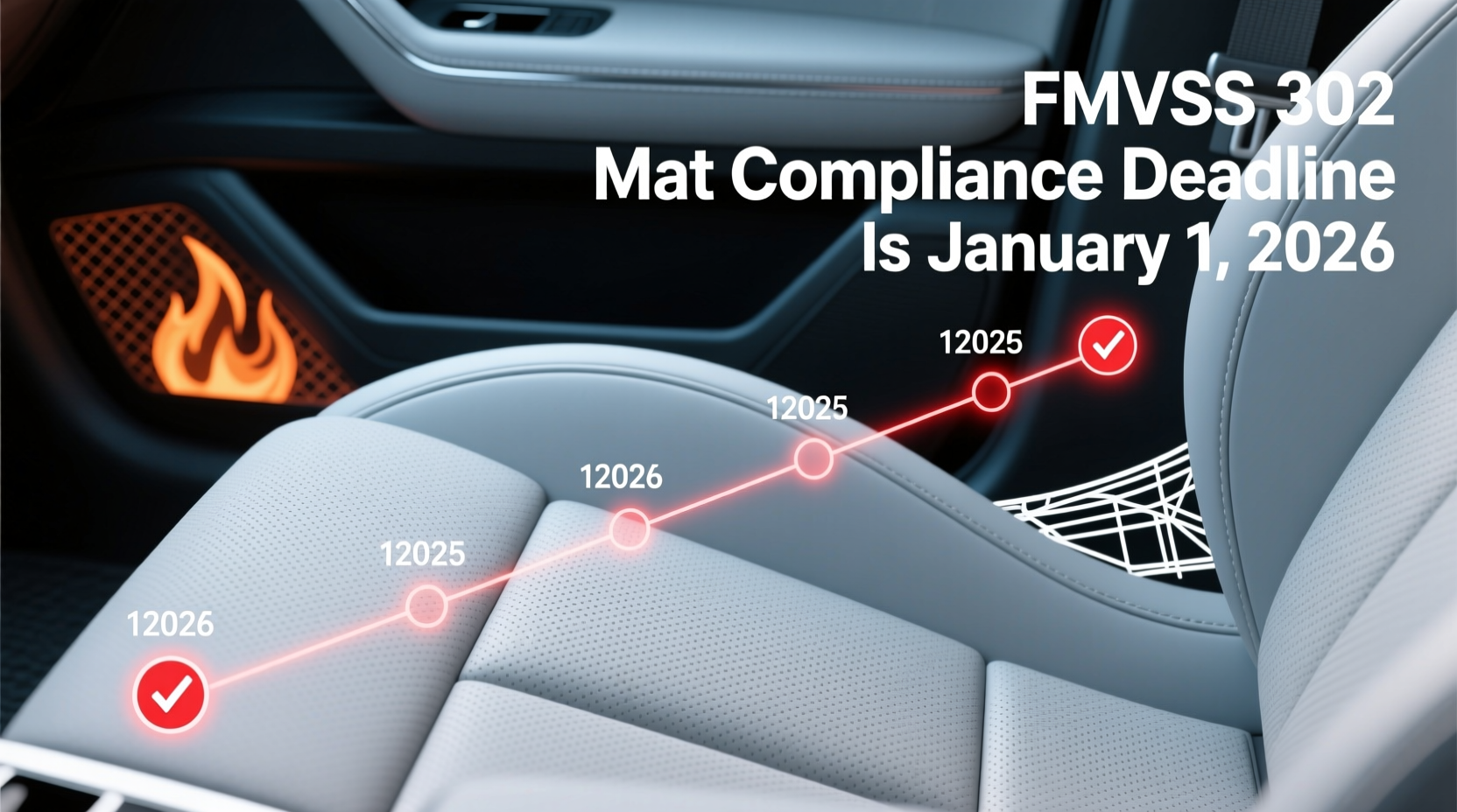 FMVSS 302 Mat Compliance Deadline Is January 1, 2026