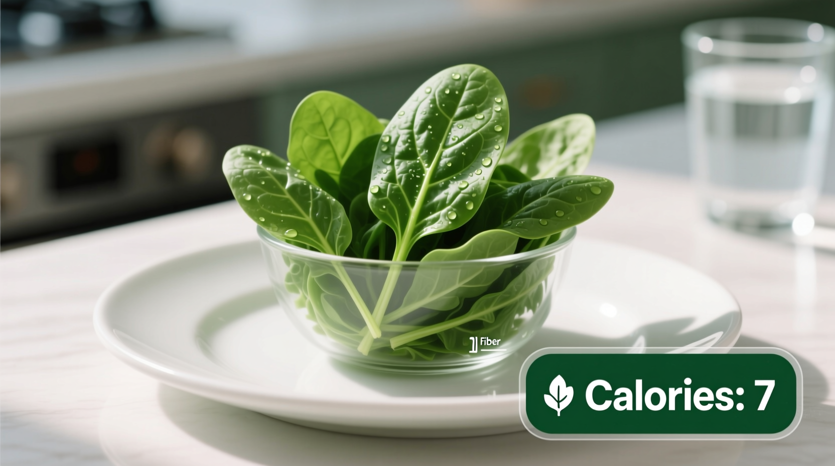 calories in a cup of raw spinach