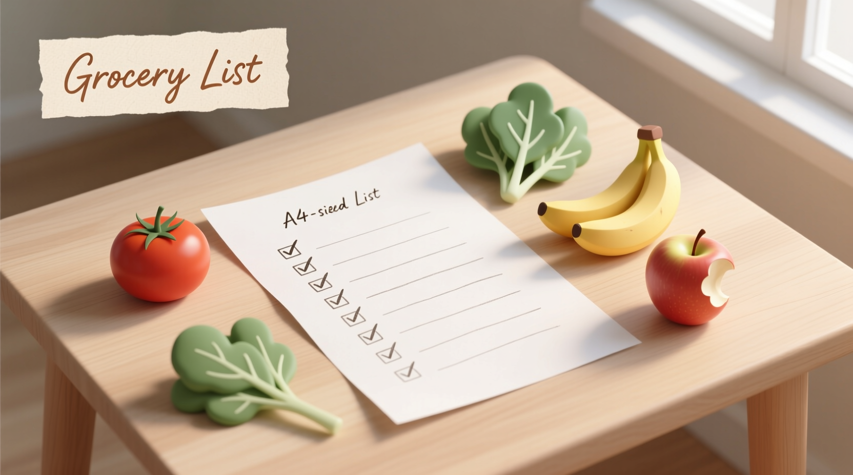 printable grocery list