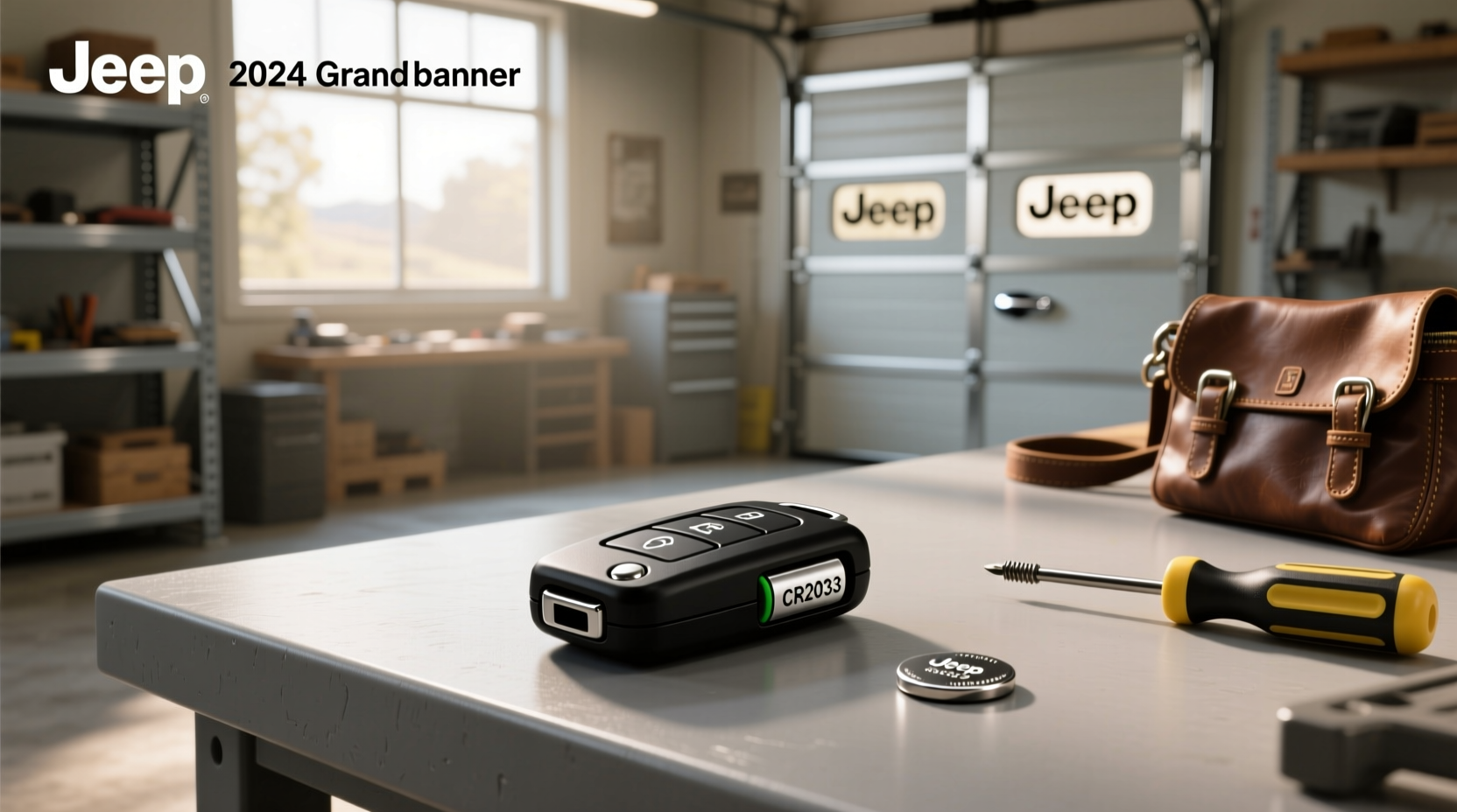 2024 jeep grand cherokee key fob battery replacement