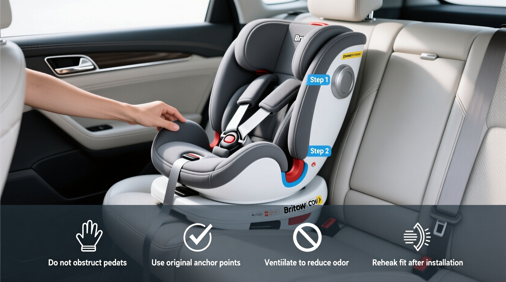 britax cow car seat