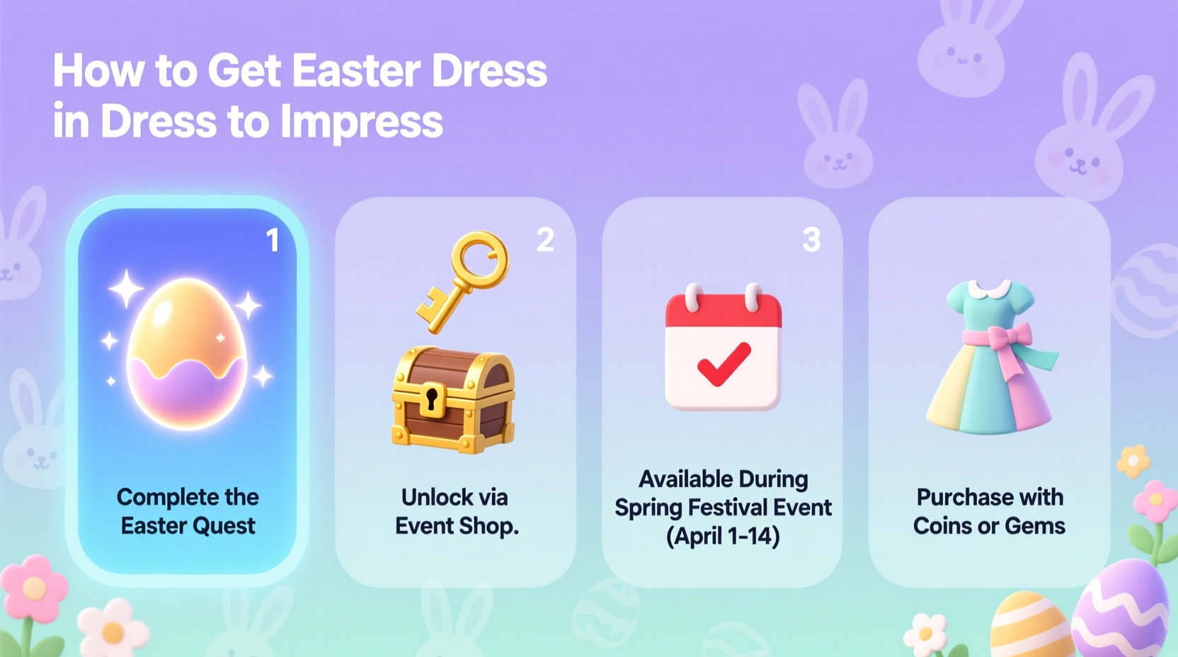 how to get easter dress in dress to impress
