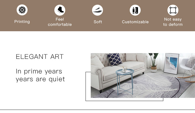 Fast shipping stock carpet 100% polyester modern carpet geometric design rug(图2)