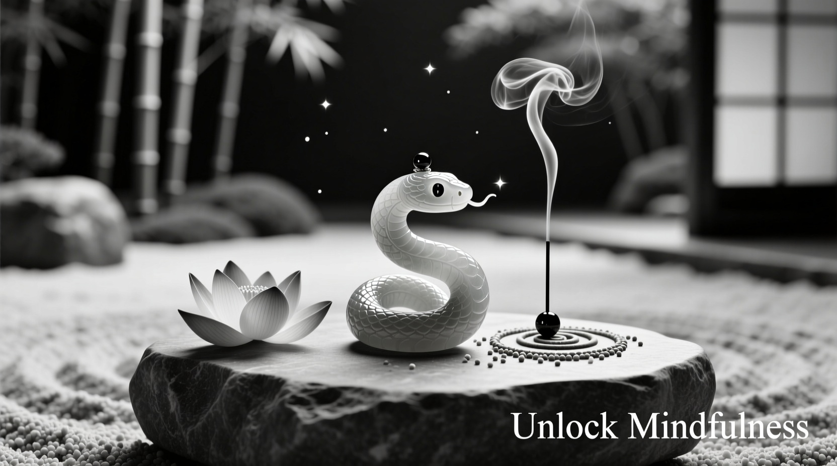 unlock mindfulness using a snake charm as a powerful tool for meditation and inner calm