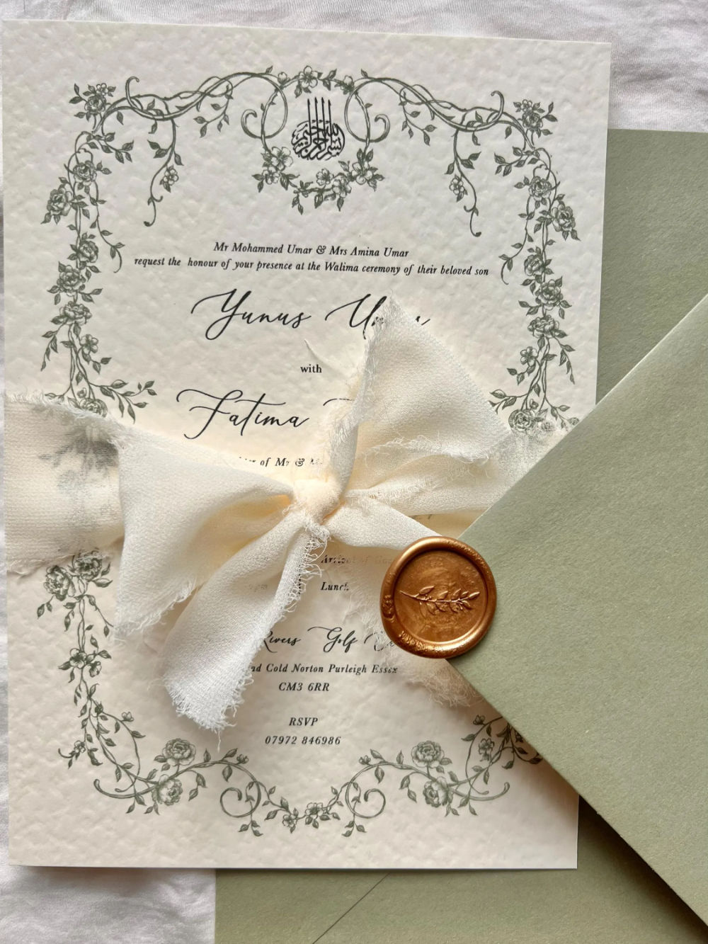 arch wedding invites